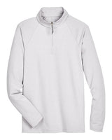 Men's CrownLux Performance® Clubhouse Micro-Stripe Quarter-Zip Pullover - 13184