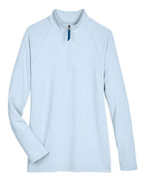Women's CrownLux Performance® Clubhouse Micro-Stripe Quarter-Zip Pullover - 13187