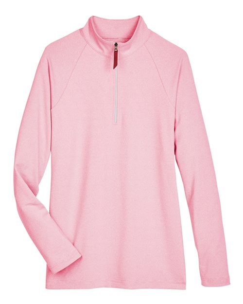 Women's CrownLux Performance® Clubhouse Micro-Stripe Quarter-Zip Pullover - 13187