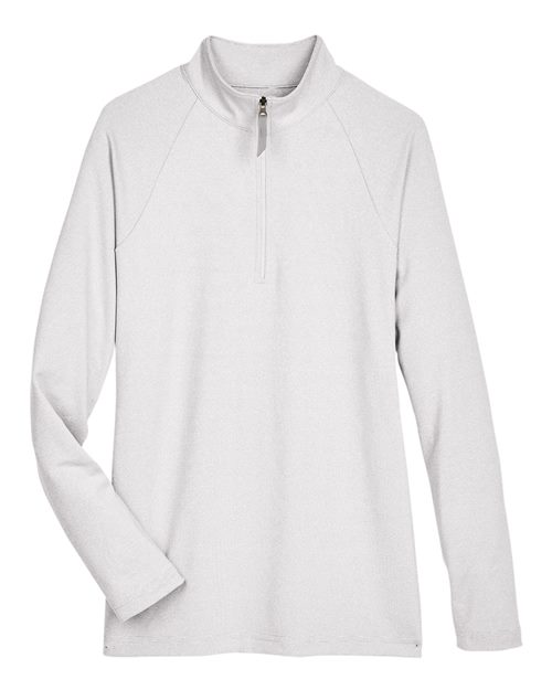 Women's CrownLux Performance® Clubhouse Micro-Stripe Quarter-Zip Pullover - 13187