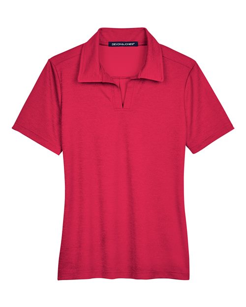 Women's CrownLux Performance® Address Melange Polo - 13197