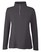 Women's Fusion ChromaSoft™ Pique Quarter-Zip Pullover - 13205