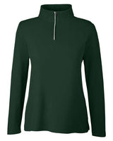 Women's Fusion ChromaSoft™ Pique Quarter-Zip Pullover - 13205