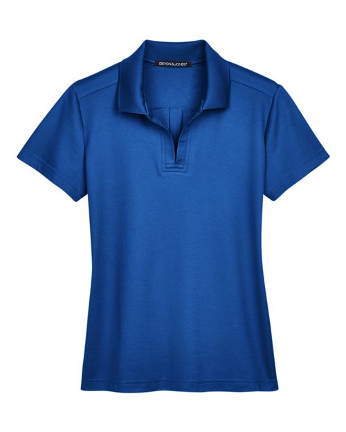 Women's CrownLux Performance® Plaited Polo - 13217