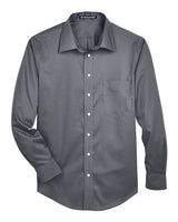 Men's Crown Collection® Solid Stretch Twill Woven Dress Shirt - 13239