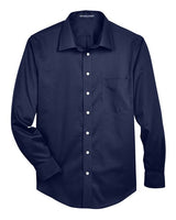 Men's Crown Collection® Solid Stretch Twill Woven Dress Shirt - 13239