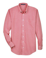 Men's Crown Collection® Gingham Check Woven Dress Shirt - 13250