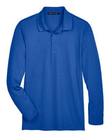 Men's CrownLux Performance® Plaited Long Sleeve Polo - 13263