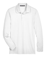 Men's CrownLux Performance® Plaited Long Sleeve Polo - 13263