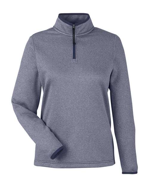 Women's Venture Heathered Stripe Quarter-Zip Pullover - 13267