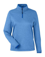 Women's Venture Heathered Stripe Quarter-Zip Pullover - 13267