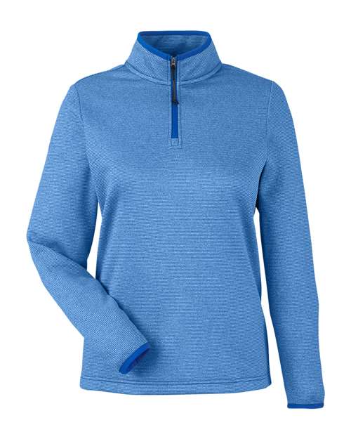 Women's Venture Heathered Stripe Quarter-Zip Pullover - 13267