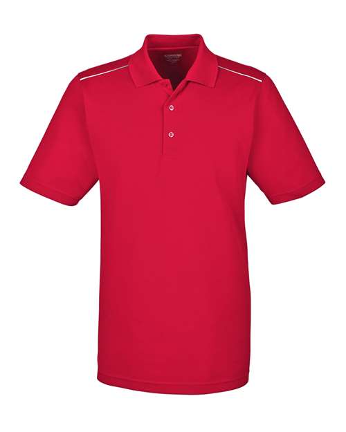 Men's Radiant Performance Piqué Polo with Reflective Piping - 13271