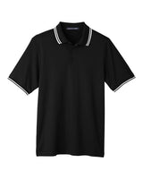 Men's CrownLux Performance® Plaited Tipped Polo - 13273
