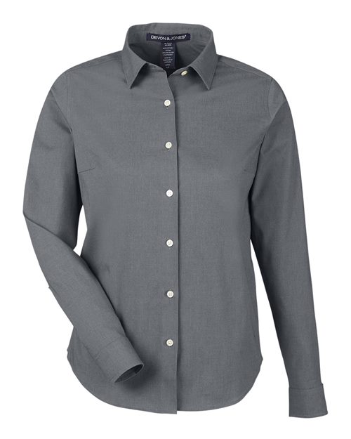 Women's CrownLux Performance® Spencer Poplin Dress Shirt - 13275