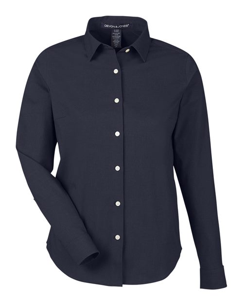 Women's CrownLux Performance® Spencer Poplin Dress Shirt - 13275