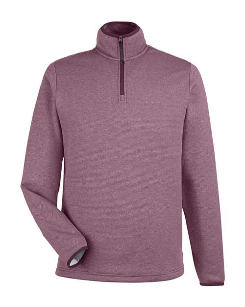 Men's Venture Heathered Stripe Quarter-Zip Pullover - 13283