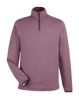 Men's Venture Heathered Stripe Quarter-Zip Pullover - 13283