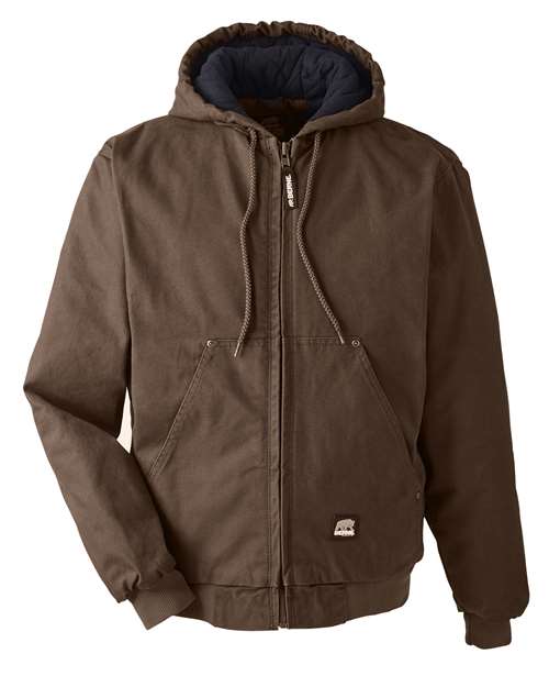 Men's Heartland Washed Cotton Duck Hooded Jacket - 13284