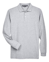 Men's Pima Piqué Long Sleeve Polo - 13291