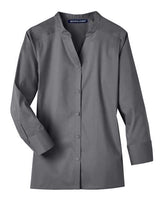 Women's Crown Collection® Stretch Broadcloth Three-Quarter Sleeve Blouse