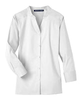 Women's Crown Collection® Stretch Broadcloth Three-Quarter Sleeve Blouse