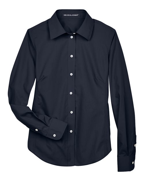 Women's Crown Collection® Broadcloth Woven Dress Shirt - 13316