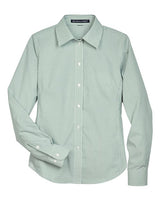 Women's Crown Collection® Banker Stripe Woven Dress Shirt - 13323