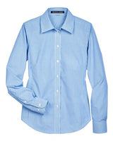 Women's Crown Collection® Banker Stripe Woven Dress Shirt - 13323