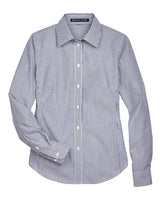 Women's Crown Collection® Banker Stripe Woven Dress Shirt - 13323