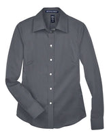 Women's Crown Collection® Solid Stretch Twill Woven Dress Shirt - 13313