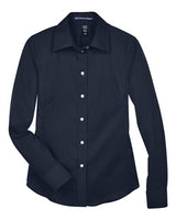 Women's Crown Collection® Solid Stretch Twill Woven Dress Shirt - 13313