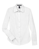Women's Crown Collection® Solid Stretch Twill Woven Dress Shirt - 13313