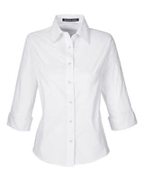 Women's Perfect Fit™ Three-Quarter Sleeve Stretch Poplin Dress Shirt - 13337