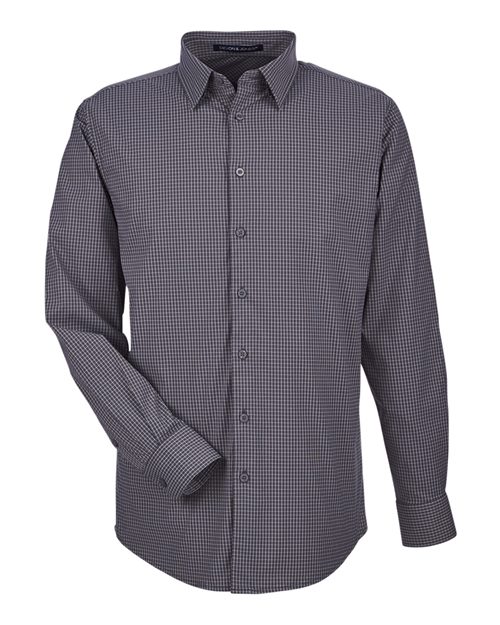 Men's CrownLux Performance® Tonal Mini Check Woven Dress Shirt - 13343