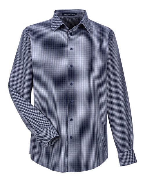 Men's CrownLux Performance® Tonal Mini Check Woven Dress Shirt - 13343