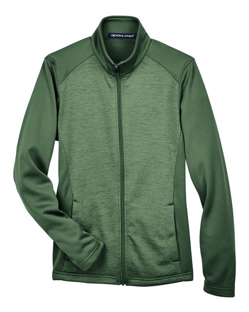 Women's Newbury Colorblock Mélange Fleece Full-Zip Jacket - 13361