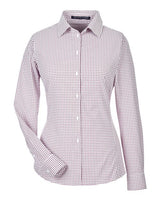Women's CrownLux Performance® Micro Windowpane Woven Dress Shirt - 13376