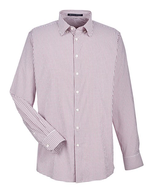 Men's CrownLux Performance® Micro Windowpane Woven Dress Shirt - 13381