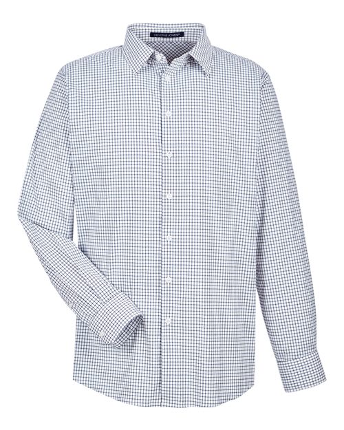 Men's CrownLux Performance® Micro Windowpane Woven Dress Shirt - 13381