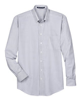 Men's Crown Collection® Banker Stripe Woven Dress Shirt - 13385