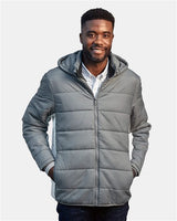 Men's Nautical Mile Hooded Puffer Jacket - 12004