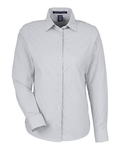 Women's CrownLux Performance® Microstripe Dress Shirt - 13423