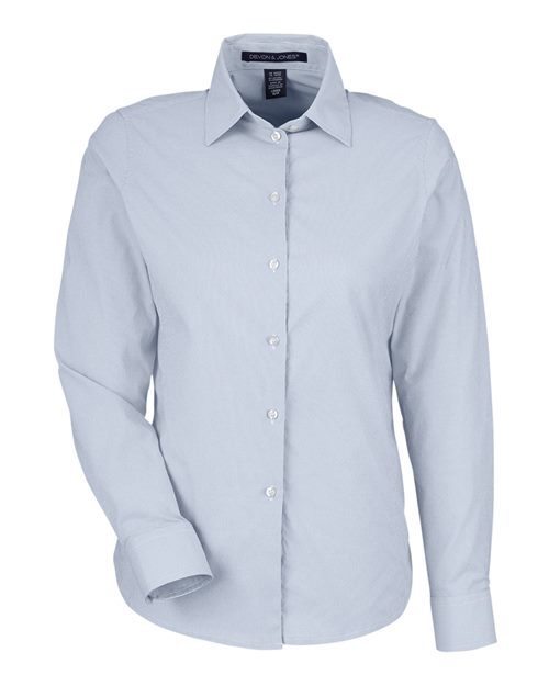 Women's CrownLux Performance® Microstripe Dress Shirt - 13423