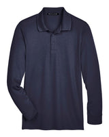 Men's Tall CrownLux Performance® Plaited Long Sleeve Polo - 13429
