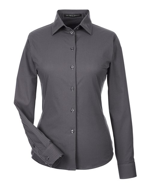 Women's CrownLux Performance® Tonal Mini Check Woven Dress Shirt - 13432