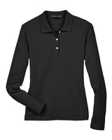 Women's Pima Piqué Long Sleeve Polo - 13448