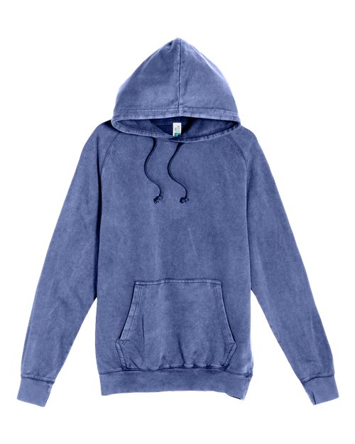 Unisex Vintage Raglan Hooded Sweatshirt - 13542