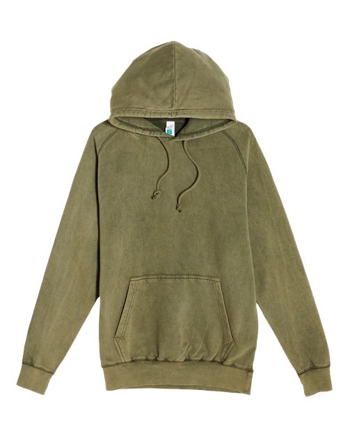 Unisex Vintage Raglan Hooded Sweatshirt - 13542