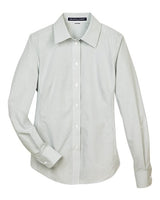 Women's Crown Collection® Micro Tattersall Woven Dress Shirt